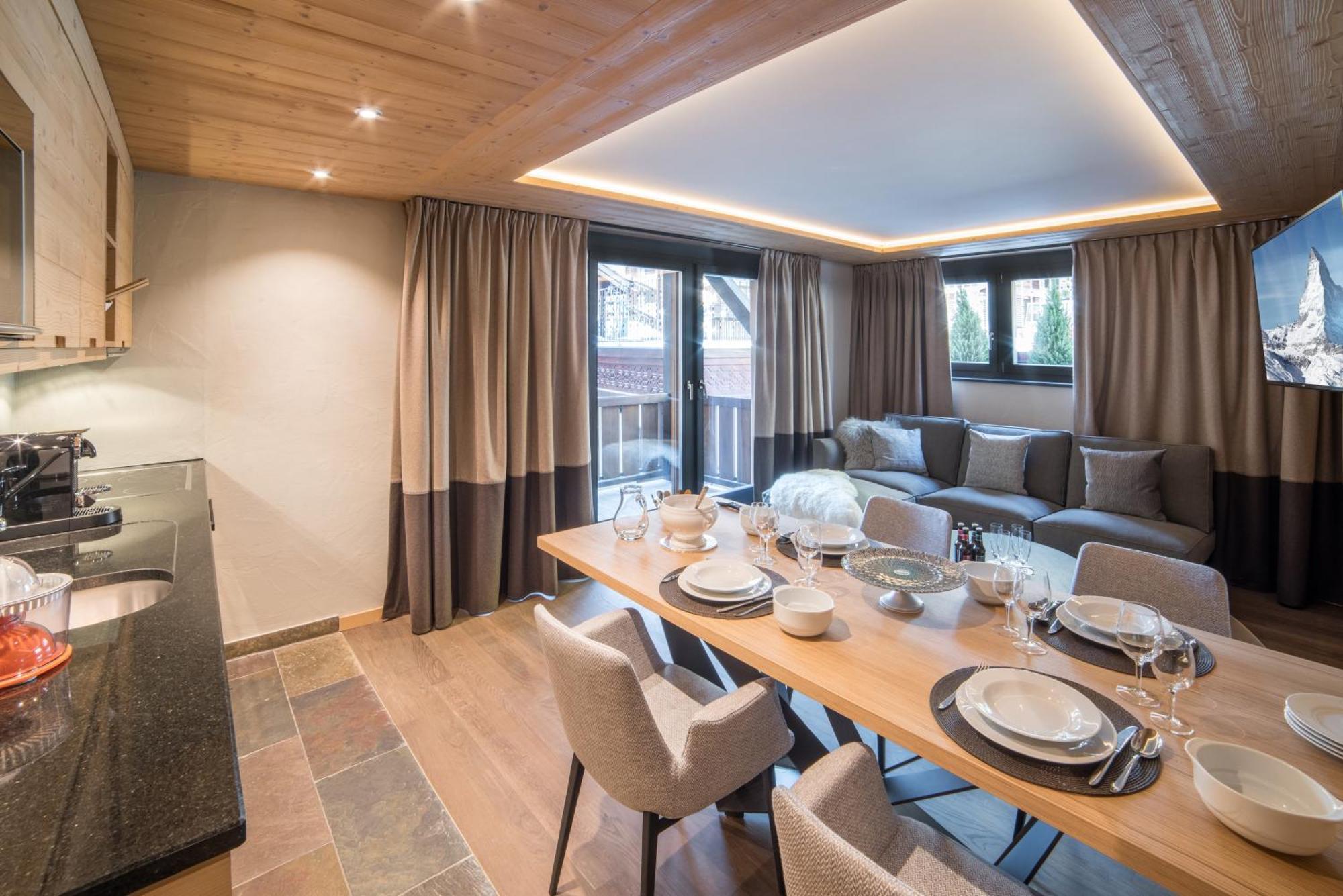 Luxury Chalets & Apartments By Mountain Exposure Zermatt Chambre photo