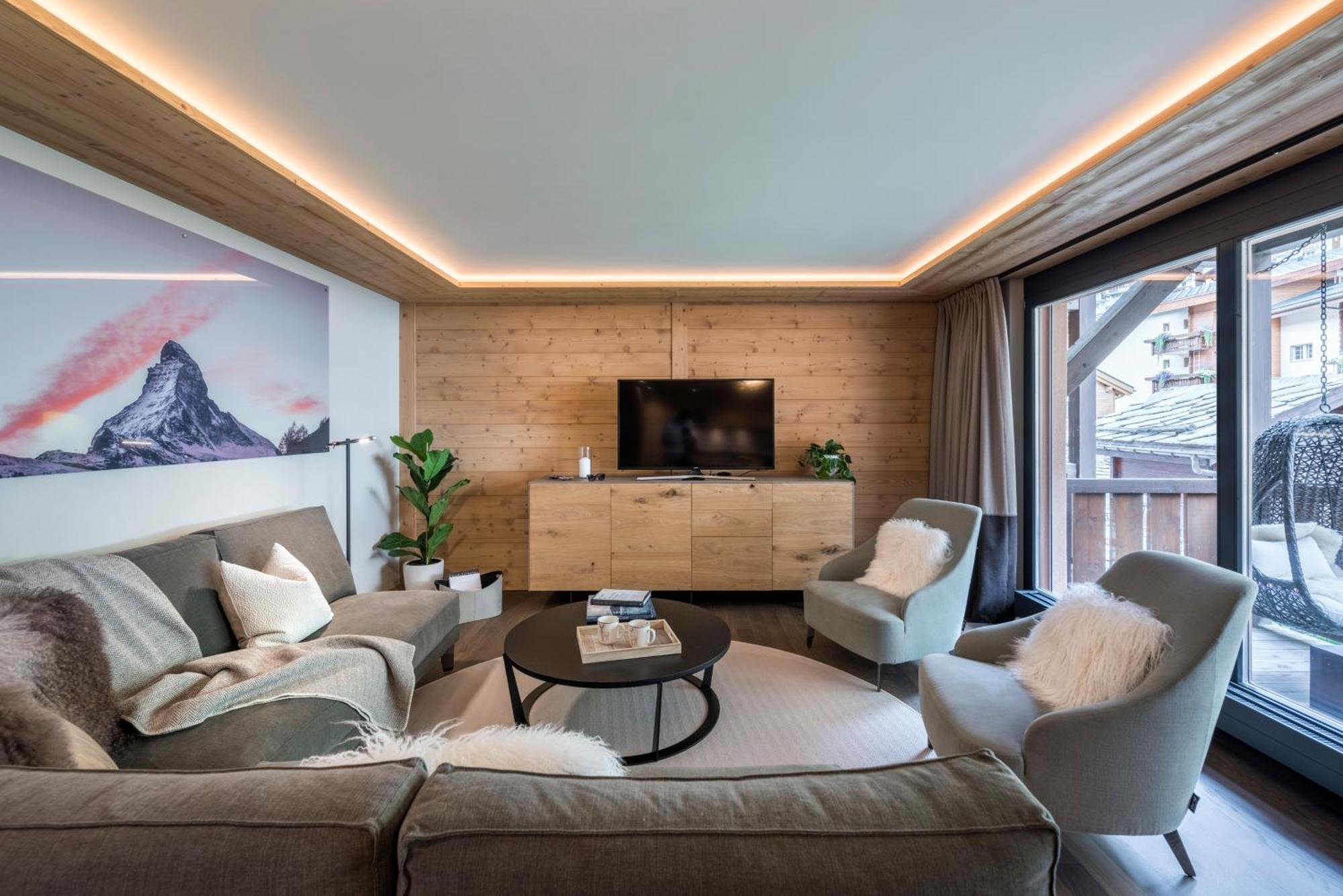 Luxury Chalets & Apartments By Mountain Exposure Zermatt Chambre photo